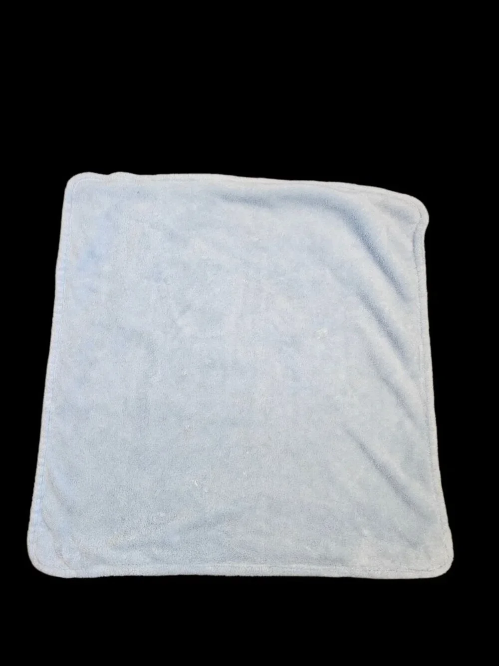 Disney Winnie The Pooh Baby Blanket Reversible Blue Plush